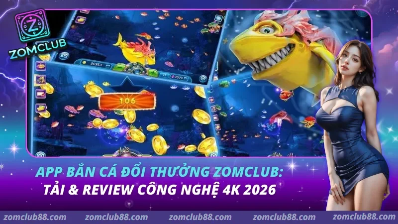 App Bắn Cá Đổi Thưởng Zomclub: Tải & Review Công Nghệ 4K 2026