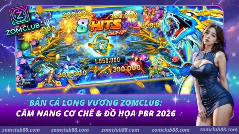 Bắn Cá Long Vương Zomclub: Cẩm Nang Cơ Chế & Đồ Họa PBR 2026