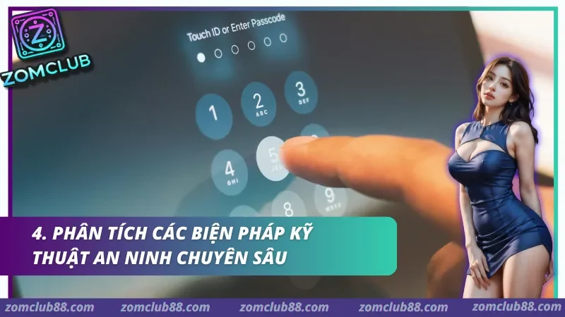 Hạ tầng kỹ thuật: Phân tích cơ chế mã hóa AES-256 và tường lửa giám sát AI ghi nhận tại hệ thống Zomclub.