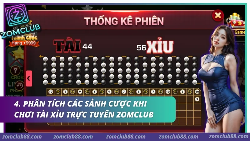 Các sảnh cược khi chơi tài xỉu trực tuyến Zomclub