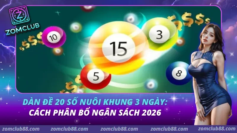 Dàn Đề 20 Số Nuôi Khung 3 Ngày: Cách Phân Bổ Ngân Sách 2026