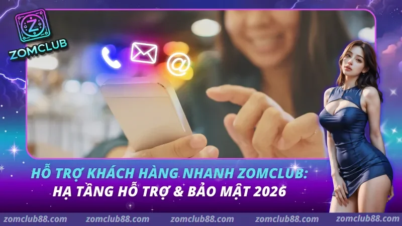 Hỗ Trợ Khách Hàng Nhanh Zomclub: Hạ Tầng Hỗ Trợ & Bảo Mật 2026