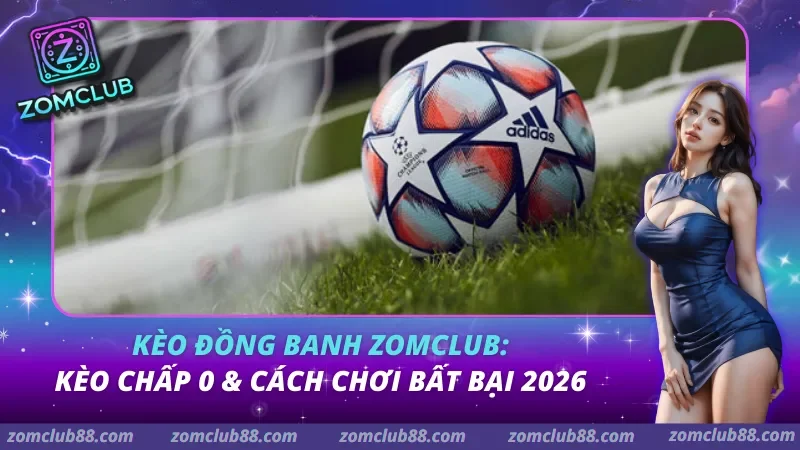 Kèo Đồng Banh ZomClub: Kèo Chấp 0 & Cách Chơi Bất Bại 2026