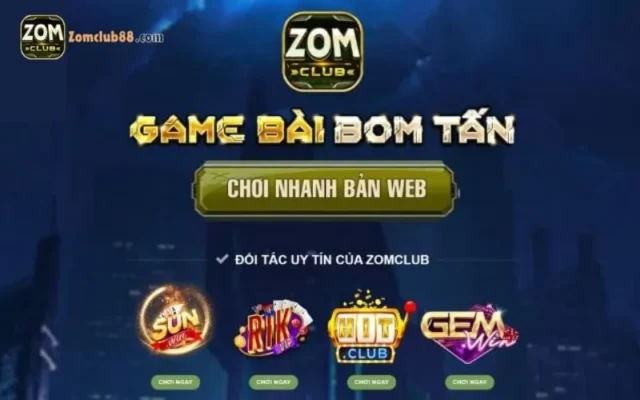 Ưu đãi nổ hũ Zomclub. khuyến mãi cực lớn tại sảnh slot game hấp dẫn zomclub
