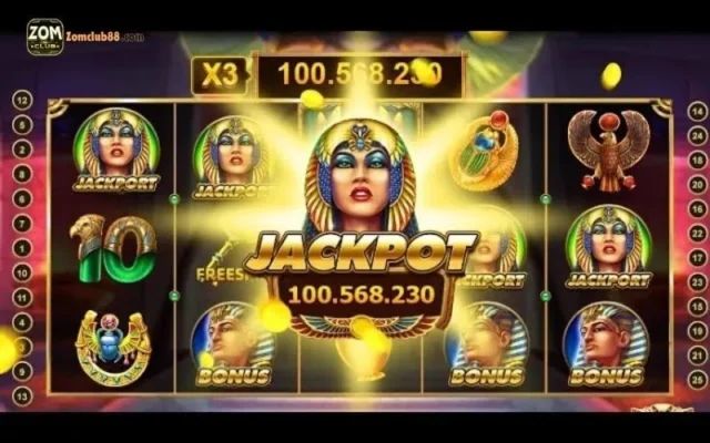 Đồ họa Slot Nữ thần Ai Cập. trải nghiệm đồ họa slot game nữ thần ai cập zomclub