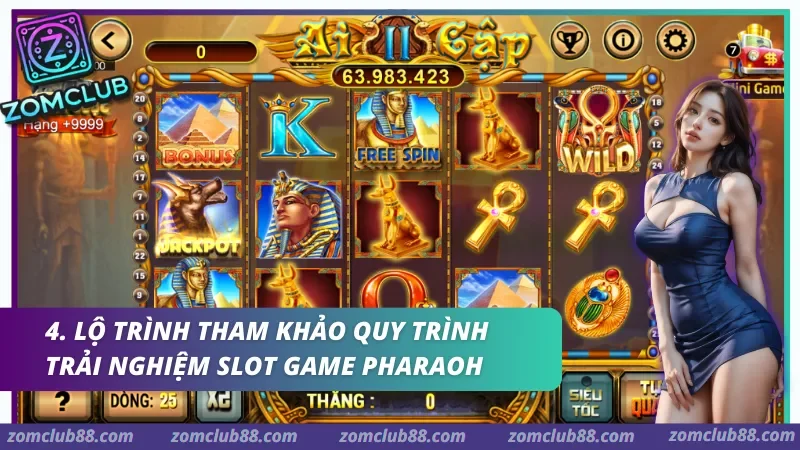 Hình ảnh Slot Game Pharaoh 3 trong bài viết Chơi Tài Xỉu Trực Tuyến Zomclub: Luật Chơi & Cách Check MD5 (2026). Việc quản trị rủi ro và chọn đúng thời điểm giúp trải nghiệm giải trí trở nên bền vững hơn.