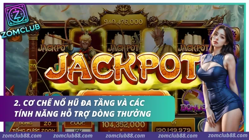 Hình ảnh Slot Game Tay Du Ky 2 trong bài viết Chơi Tài Xỉu Trực Tuyến Zomclub: Luật Chơi & Cách Check MD5 (2026). Ghi nhận về cơ chế kích hoạt các vòng quay miễn phí dựa trên biểu tượng Scatter trong hệ thống.