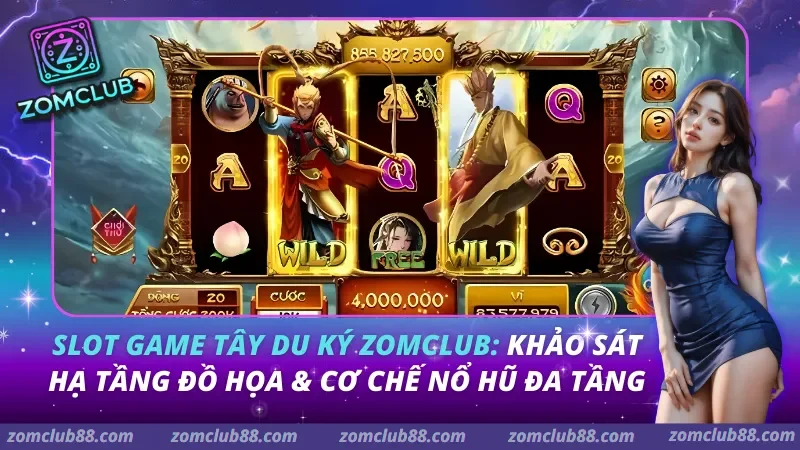 Slot game Tây Du Ký Zomclub: Khảo sát hạ tầng đồ họa & Cơ chế nổ hũ đa tầng