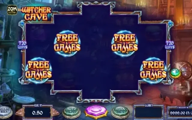 tính năng wild hunt bonus trong slot game the witcher