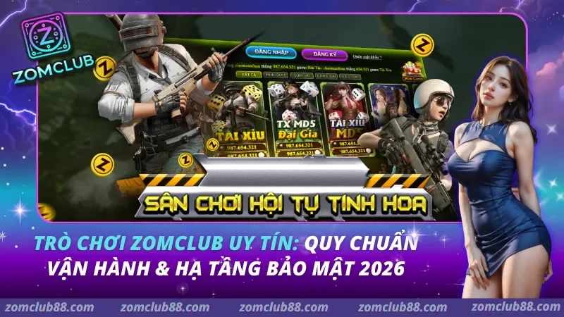 Trò Chơi Zomclub Uy Tín: Quy Chuẩn Vận Hành & Hạ Tầng Bảo Mật 2026
