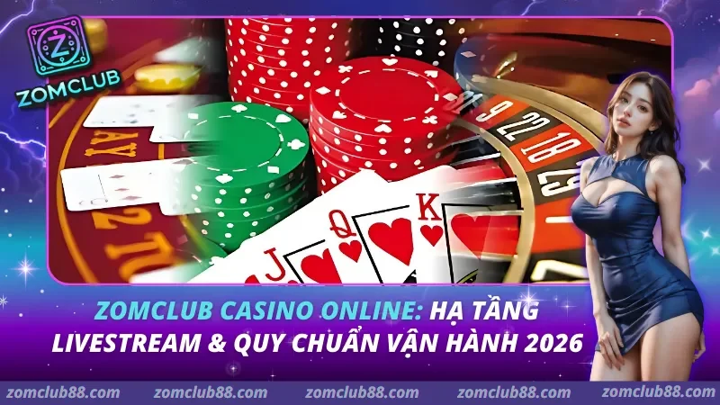 Zomclub Casino Online: Hạ Tầng Livestream & Quy Chuẩn Vận Hành 2026