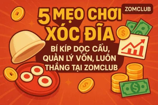 5 Mẹo Chơi Xóc Đĩa – Bí Kíp Đọc Cầu, Quản Lý Vốn, Luôn Thắng Tại ZomClub