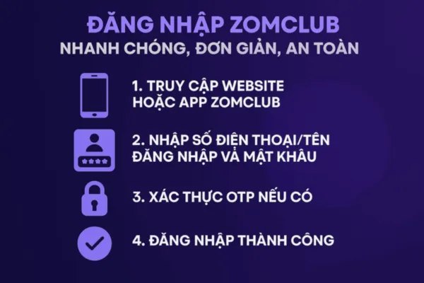 Đăng Nhập Zomclub: Bí Kíp Bảo Mật & Nhận Code 169K Số 1 (2026) Đăng Nhập Zomclub: Bí Kíp Bảo Mật & Nhận Code 169K Số 1 (2026)
