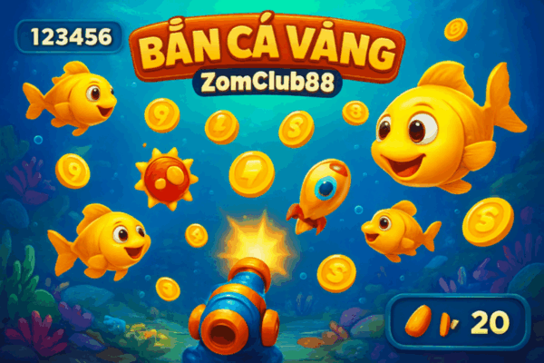 Game Bắn cá vàng Zomclub. trải nghiệm bắn cá vàng tại hệ thống zomclub 2026