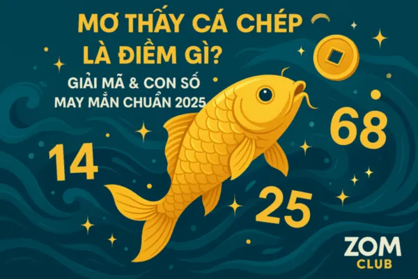 Mơ Thấy Cá Chép: Bí Kíp Giải Mã & Bộ Số Đại Cát Số 1 (2026)