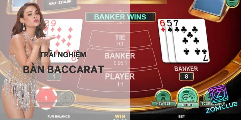 trải nghiệm baccarat trực tuyến đồ họa 4k tại hệ thống zomclub 2026