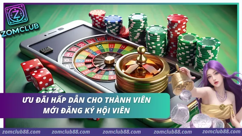 Quà tặng tân thủ. ưu đãi đăng ký tài khoản mới tại hệ thống zomclub