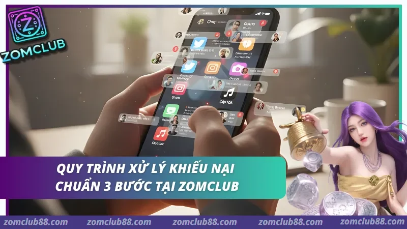 quy trình xử lý các vấn đề khi liên hệ zomclub